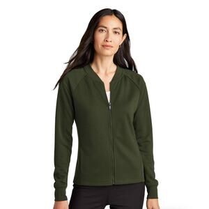 Mercer +‎ Mettle army green full zip sweatshirt womens large athleisure casual